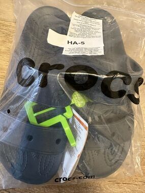 CROCS Classic Slide Sandals in Light Gray
